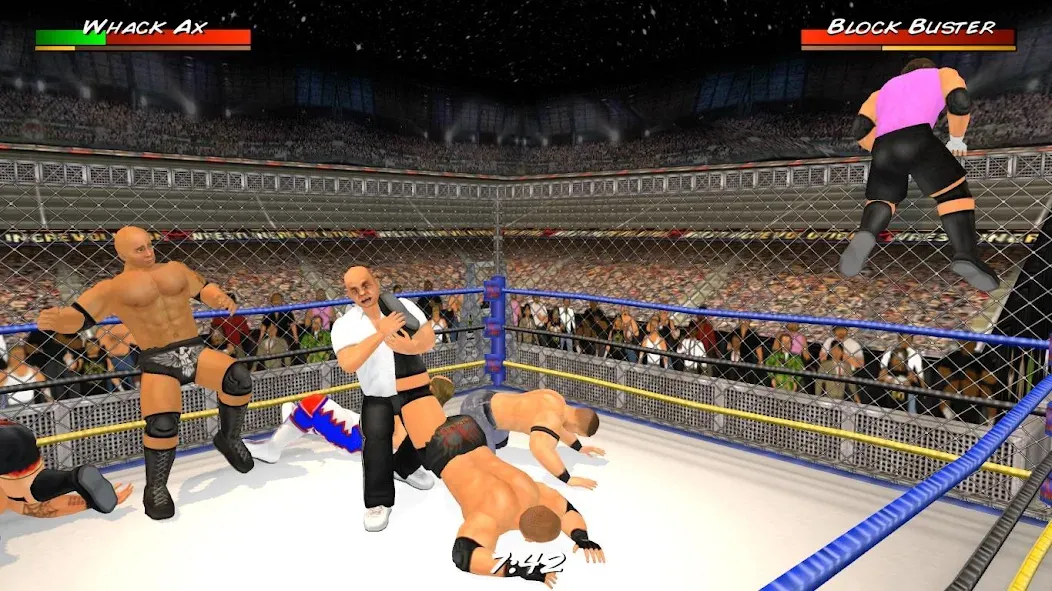 Wrestling Revolution 3D (Реслинг Революшн 3Д)  [МОД Mega Pack] Screenshot 1