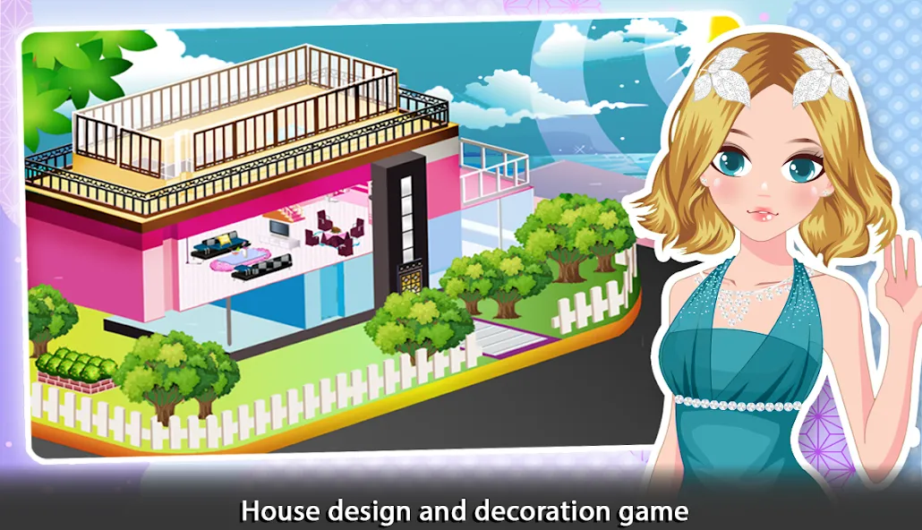 Girl Doll House - Room Design  [МОД Бесконечные монеты] Screenshot 1