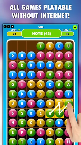 Word Games 101-in-1 (Уорд Геймс 100)  [МОД Много монет] Screenshot 3