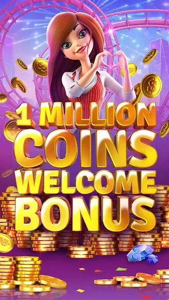 Slotomania™ Slots Casino Games (Слотомания)  [МОД Бесконечные деньги] Screenshot 2