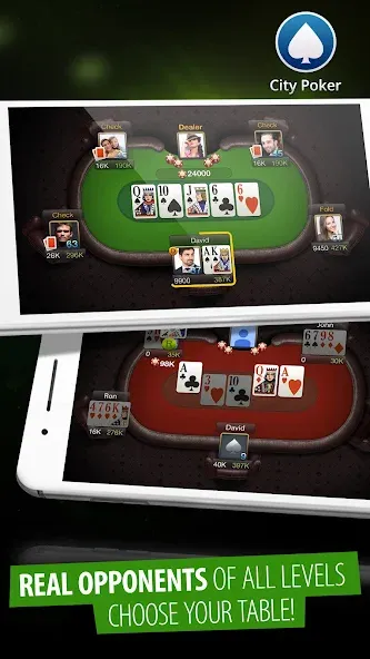 City Poker: Holdem, Omaha (Сити Покер)  [МОД Бесконечные монеты] Screenshot 5