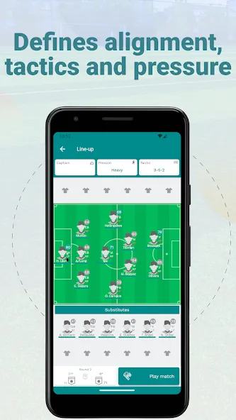 Superkickoff - Soccer manager (уперкикофф)  [МОД Unlocked] Screenshot 5