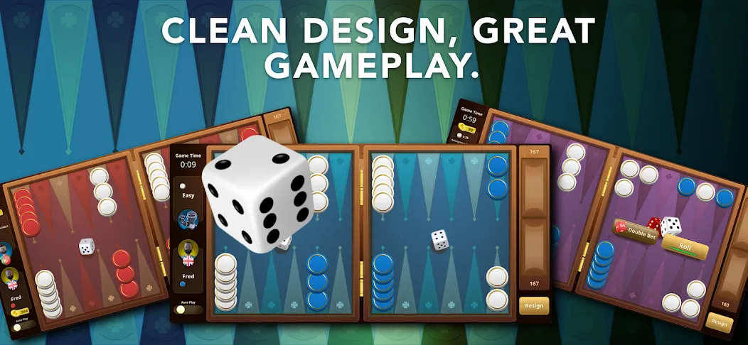 Backgammon Classic + Online  [МОД Много денег] Screenshot 3