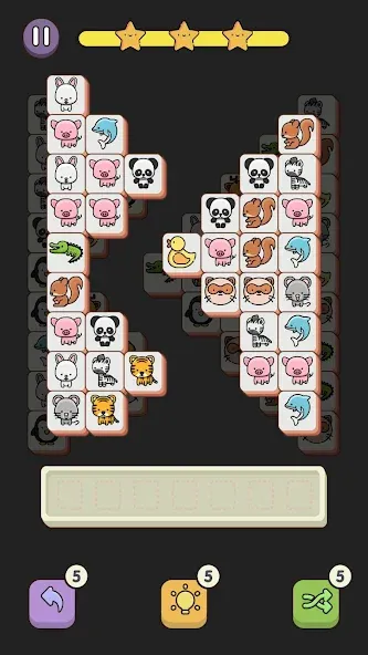 Match 3 Animal - Zen Puzzle (Матч 3 Животное)  [МОД Unlocked] Screenshot 1