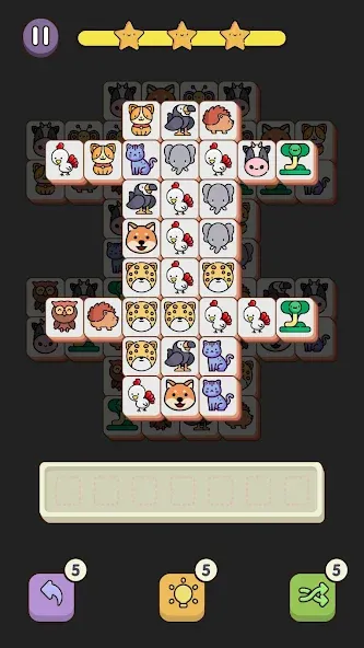 Match 3 Animal - Zen Puzzle (Матч 3 Животное)  [МОД Unlocked] Screenshot 3