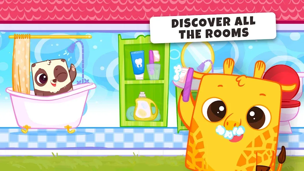 Bibi Home Games for Babies  [МОД Бесконечные монеты] Screenshot 3