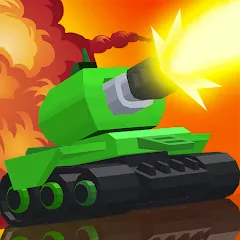 Скачать взломанную Super Tank Hero (Танковые сражения )  [МОД Mega Pack] - последняя версия apk на Андроид