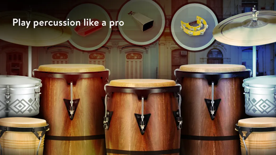 Real Percussion: instruments (Реал Перкуссион)  [МОД Menu] Screenshot 1