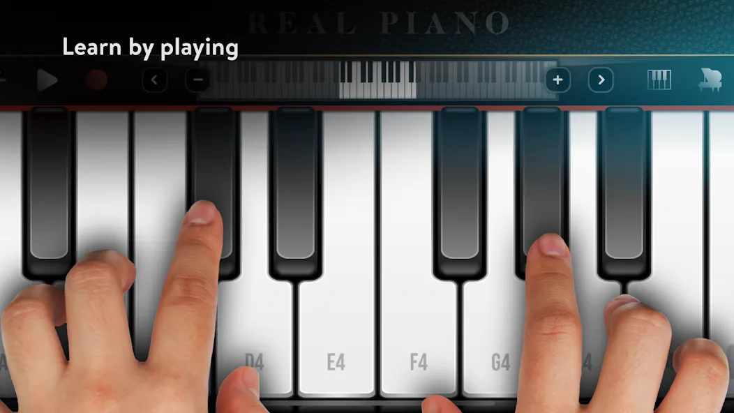 Real Piano electronic keyboard (Риал Пиано)  [МОД Бесконечные деньги] Screenshot 1