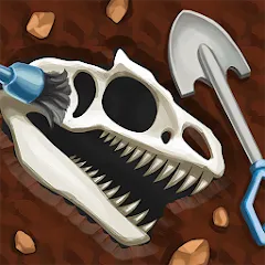 Взломанная Dino Quest: Dig Dinosaur Game (Дино Квест)  [МОД Все открыто] - полная версия apk на Андроид