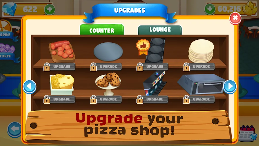 My Pizza Shop 2: Food Games (Мой Пиццерия 2)  [МОД Бесконечные монеты] Screenshot 3