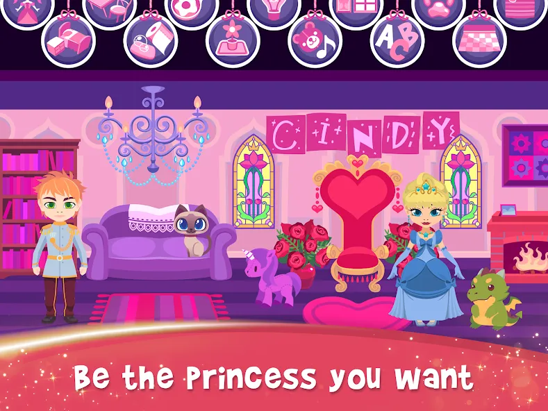 My Princess Castle: Doll Game (Мой Принцессин Замок)  [МОД Меню] Screenshot 1