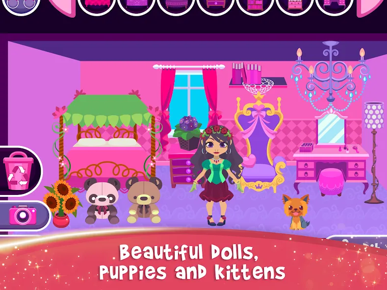 My Princess Castle: Doll Game (Мой Принцессин Замок)  [МОД Меню] Screenshot 4