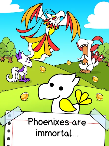 Phoenix Evolution: Idle Merge (Финикс Эволюция)  [МОД Menu] Screenshot 5