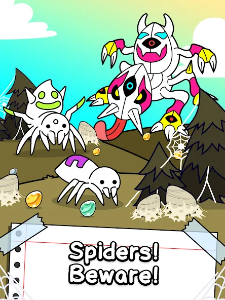 Spider Evolution: Idle Game (Спайдер Эволюшн)  [МОД Unlocked] Screenshot 5