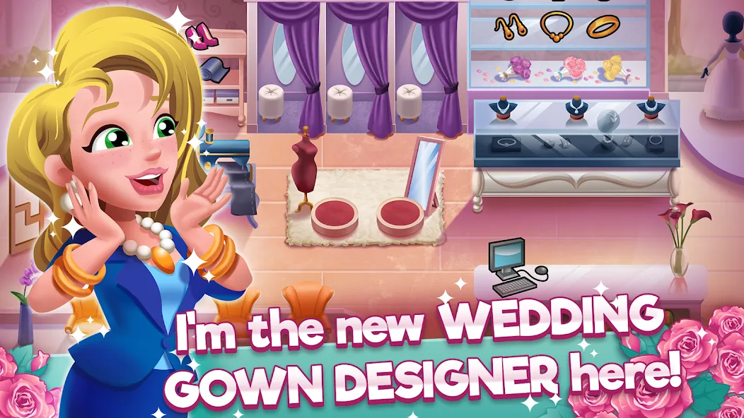 Wedding Salon Dash Bridal Shop (Свадебный салон Дэш Бутик невест)  [МОД Меню] Screenshot 1