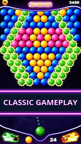 Bubble Shooter Classic (Бабл Шутер Классик)  [МОД Unlimited Money] Screenshot 2