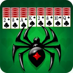 Взломанная Spider Solitaire: Card Game (Спайдер Солитер)  [МОД Много денег] - стабильная версия apk на Андроид