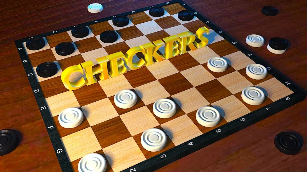 Checkers: Checkers Online- Dam  [МОД Много монет] Screenshot 1