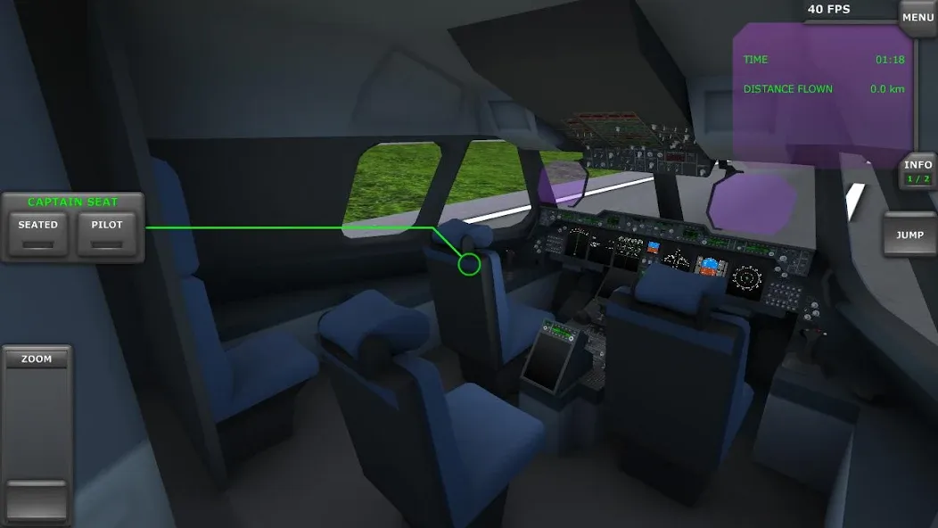 Turboprop Flight Simulator (Турбовинтовой симулятор полета 3D)  [МОД Menu] Screenshot 5