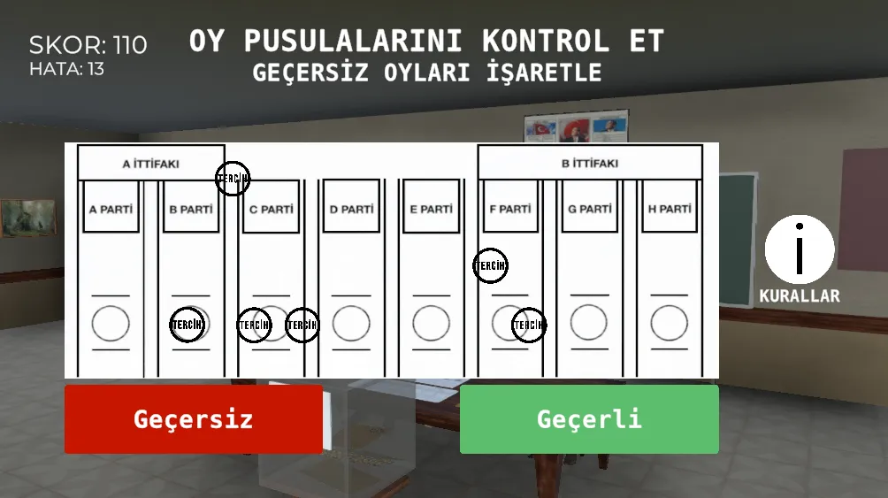 Seçim 2023 Müşahit oyunu  [МОД Menu] Screenshot 4