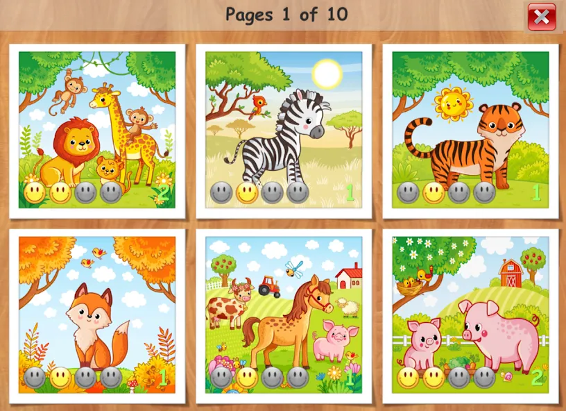 Kids puzzles - 3 and 5 years  [МОД Бесконечные монеты] Screenshot 3