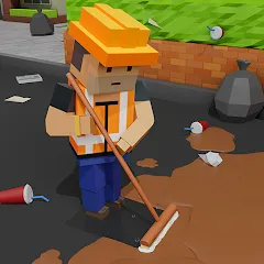 Скачать взлом Cleaning Idle (Клининг Айдл)  [МОД Много монет] - стабильная версия apk на Андроид