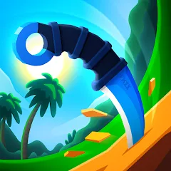 Взломанная Flippy Knife: 3D flipping game (Флиппи Найф)  [МОД Unlimited Money] - стабильная версия apk на Андроид