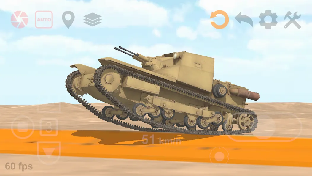 Tank Physics Mobile Vol.3  [МОД Бесконечные монеты] Screenshot 4