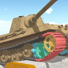 Взломанная Tank Physics Mobile Vol.3  [МОД Бесконечные монеты] - последняя версия apk на Андроид