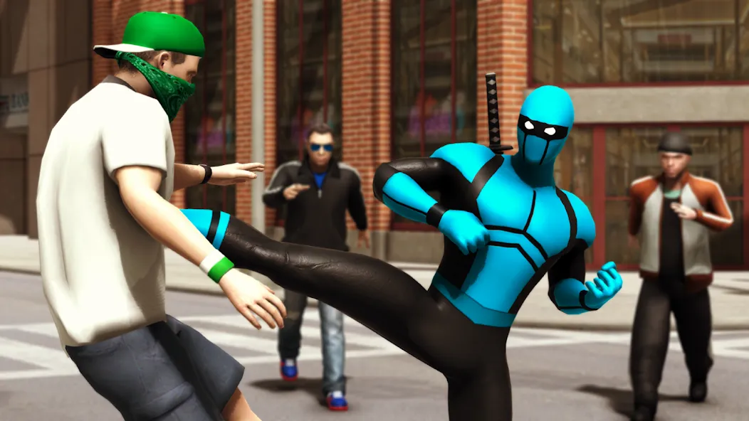 Blue Ninja : Superhero Game (Блу Ниндзя)  [МОД Бесконечные деньги] Screenshot 1