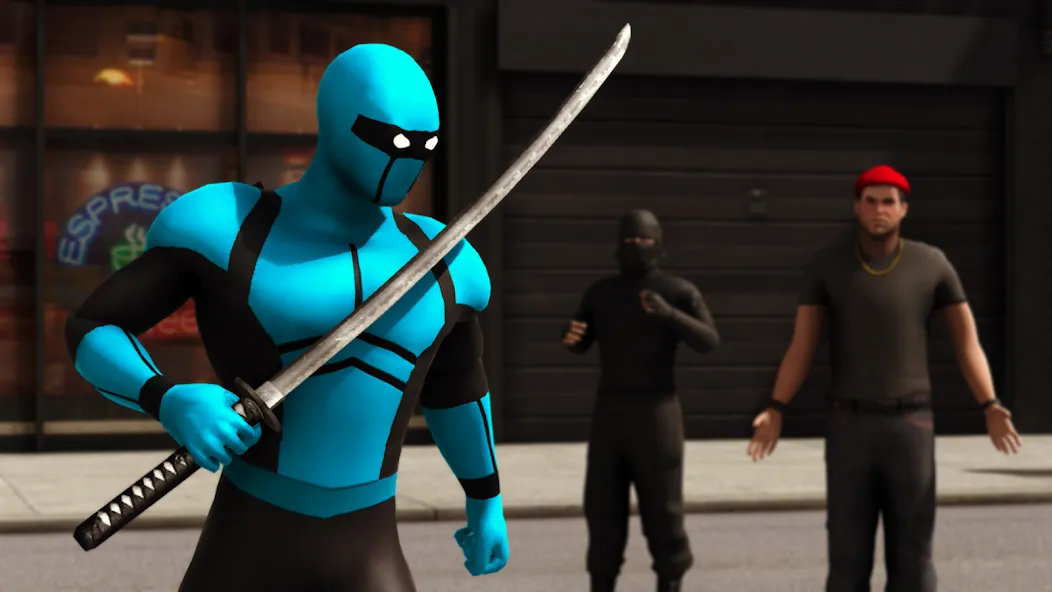 Blue Ninja : Superhero Game (Блу Ниндзя)  [МОД Бесконечные деньги] Screenshot 2