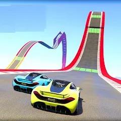 Скачать взлом Mega Ramp Car Offline Games  [МОД Бесконечные монеты] - последняя версия apk на Андроид