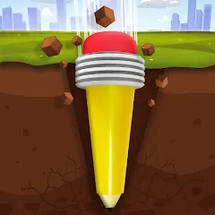 Взломанная Pen Dig (Пен Диг)  [МОД Unlimited Money] - последняя версия apk на Андроид