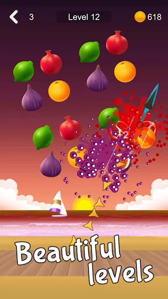 Fruit Sniper (Фрут Снайпер)  [МОД Бесконечные деньги] Screenshot 3