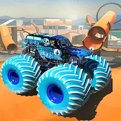 Скачать взлом Monster Truck Car Game 3d (Монстр Трак Стант)  [МОД Unlimited Money] - последняя версия apk на Андроид