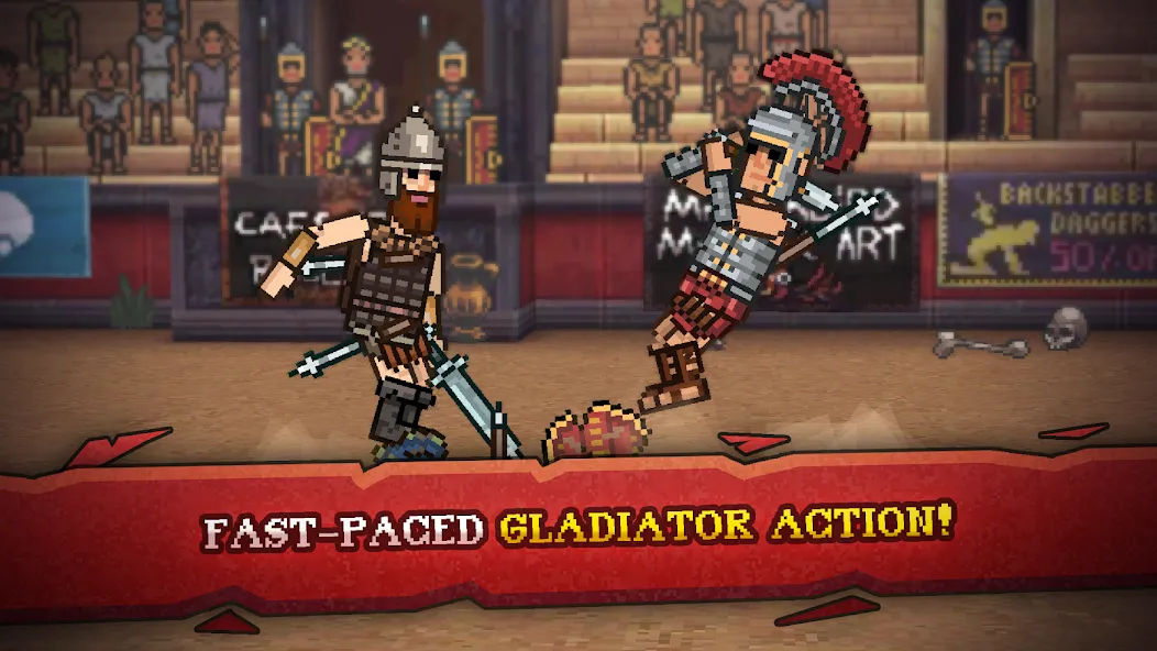 Gladihoppers - Gladiator Fight (Гладихопперс)  [МОД Бесконечные монеты] Screenshot 1