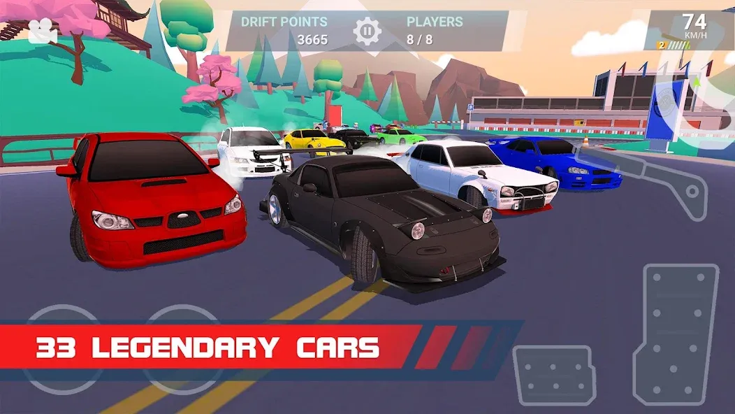 Drift Clash Online Racing (Дрифт Клаш)  [МОД Меню] Screenshot 4