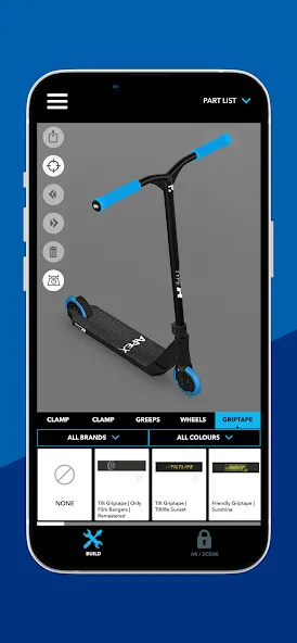 Scooter 3D custom builder (Скутер 3D настраиваемый конструктор)  [МОД Бесконечные монеты] Screenshot 3