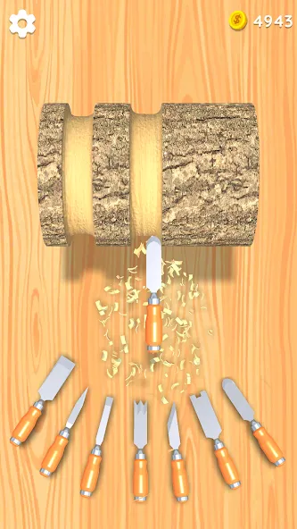 Wood Turning 3D - Carving Game  [МОД Menu] Screenshot 1