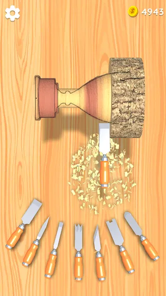 Wood Turning 3D - Carving Game  [МОД Menu] Screenshot 2