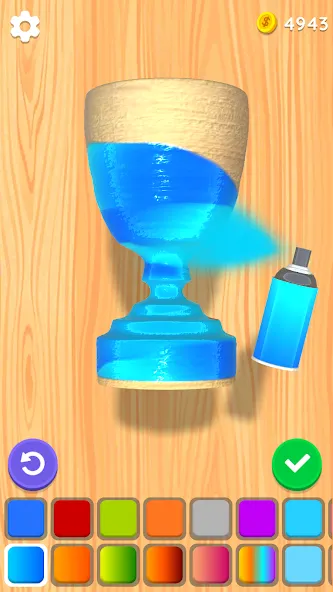 Wood Turning 3D - Carving Game  [МОД Menu] Screenshot 4