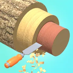 Скачать взлом Wood Turning 3D - Carving Game  [МОД Menu] - стабильная версия apk на Андроид