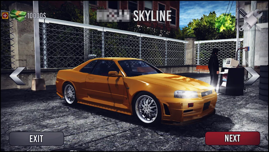 Skyline Drift Simulator (Скайлайн Дрифт Симулятор)  [МОД Много денег] Screenshot 1