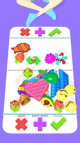 Fidget Trading 3D Fidget Toys (Фиджет Трейдинг 3D Фиджет Игрушки)  [МОД Menu] Screenshot 3