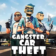 Скачать взлом Gangster Car Theft Games (Гангстерская автомобильная война игр)  [МОД Много денег] - полная версия apk на Андроид