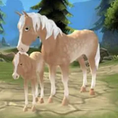 Скачать взломанную Horse Paradise: My Dream Ranch  [МОД Много монет] - полная версия apk на Андроид