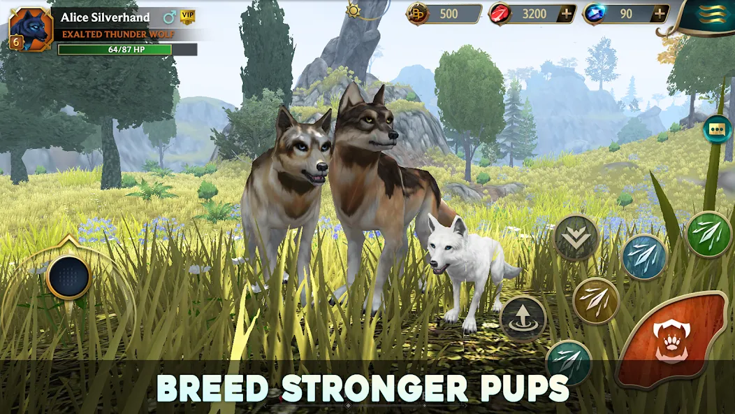 Wolf Tales - Wild Animal Sim (Вулф Тейлс)  [МОД Menu] Screenshot 1