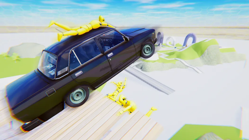 VAZ Crash Test Simulator 2  [МОД Menu] Screenshot 5