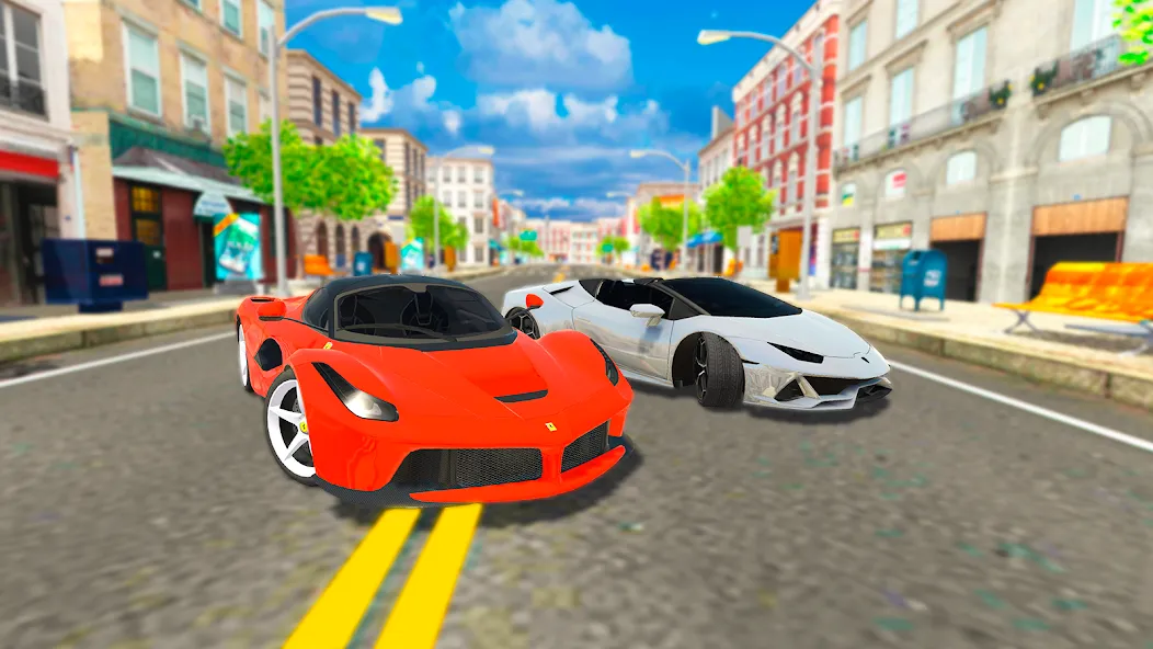 Car Driving Simulator: Online (Кар Драйвинг Симулятор)  [МОД Unlimited Money] Screenshot 1